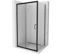 Mexen Apia cabine de douche coulissante 105 x 70 cm, transparente, noire - 840-105-070-70-00 4308 5907709121546