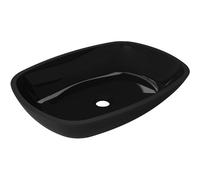 Mexen Araks lavabo en verre sur plan 54 x 39 cm, noir - 24155470 16260 5907709159365