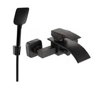 Mexen Aries R62 robinet de baignoire avec ensemble de douche, noir - 74483R62-70 5330 5907709186491