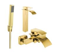 Mexen Aries R77 ensemble de baignoire, doré - 744813R77-50 5344 5907709186637