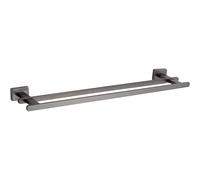 Mexen Arno double porte-serviettes, gris acier brossé - 7020725-66 89542 5905315739124