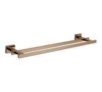Mexen Arno double porte-serviettes, or rose - 7020725-60 4924 5907709170056