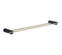 Mexen Aron double porte-serviettes, noir/doré - 7088125-57 5095 5907709171725