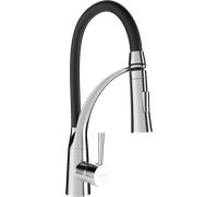 Mexen Aster robinet de cuisine, chrome/noir - 73450-07 2014 5907709111912