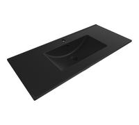 Mexen Atena lavabo encastré dans le plan 101 x 46 cm, noir mat - 25011070 21937 5907709156449