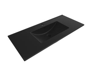 Mexen Atena lavabo encastré dans le plan 101 x 46 cm, noir mat - 25011070 21937 5907709156449