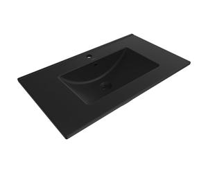 Mexen Atena lavabo encastré dans le plan 81 x 46 cm, noir mat - 25018070 21935 5907709156425