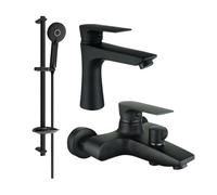 Mexen Axel DB40 ensemble de baignoire, noir - 73803DB40-70 5363 5907709184046