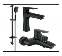 Mexen Axel DB62 ensemble de bain, noir - 73803DB62-70 5361 5907709184022