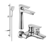 Mexen Axel DF62 ensemble de bain, chrome - 73813DF62-00 5366 5907709184077