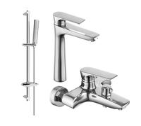 Mexen Axel Ensemble de bain DB72, chrome - 73813DB72-00 5370 5907709184114