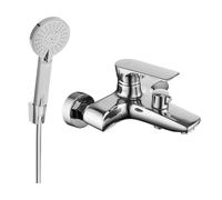 Mexen Axel R40 robinet de baignoire avec ensemble de douche, chromé - 7383R40-00 5392 5907709188662