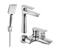 Mexen Axel R62 ensemble de bain, chrome - 73813R62-00 5384 5907709188587