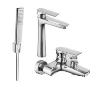 Mexen Axel R72 ensemble de bain, chromé - 73813R72-00 5382 5907709188563