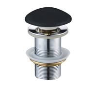 Mexen bouchon click-clack rond, céramique noire mate - 79910-85 2196 5907709191556