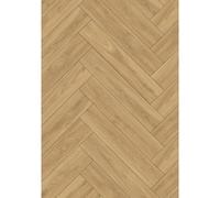 Mexen Cape Coral panneaux vinyles motif chevron 635 x 127 mm SPC 6,5 mm sous-couche 1,5 mm, 4 V-Joint, Chêne 93071 5905315993373