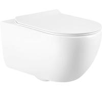 Mexen Carmen 2.0 Cuvette WC sans bord avec abattant d'abaissement automatique Slim Duroplast blanc brillant