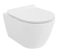 Mexen Carmen cuvette WC Rimless Tornado avec abattant à descente lente slim, duroplast, blanc brillant - 30880100T 61519 5905315577641