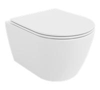 Mexen Carmen cuvette WC sans bride avec abattant slim à descente progressive, duroplast, blanc brillant - 30880400 4420 5907709113824
