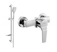 Mexen Caro DF62 robinet de douche avec ensemble de douche, chromé - 74664DF62-00 5406 5907709188426