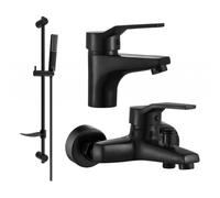 Mexen Caro DF72 ensemble de baignoire, noir - 746603DF72-70 5397 5907709184237