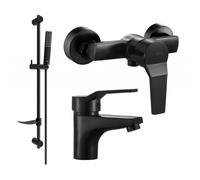 Mexen Caro DF72 ensemble de douche, noir - 746604DF72-70 5401 5907709184275