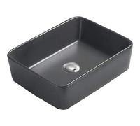 Mexen Catia lavabo à poser 48 x 37 cm, gris foncé mat - 21314871 1234 5903163389751