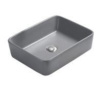 Mexen Catia lavabo sur plan 48 x 37 cm, gris clair mat - 21314861 1233 5903163389744