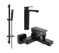 Mexen Cetus Ensemble de baignoire DQ77, noir - 744313DQ77-70 5422 5907709184367
