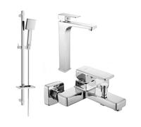 Mexen Cetus Ensemble de bain DQ45, chrome - 744313DQ45-00 5423 5907709184374