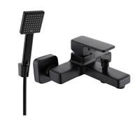 Mexen Cetus R45 mitigeur de baignoire avec ensemble de douche, noir - 74433R45-70 5443 5907709188372