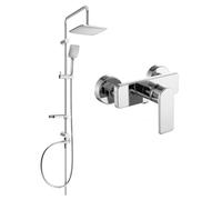 Mexen Cetus Sven ensemble de douche mural avec douche de tête et mitigeur de douche, chromé - 744340262-00 6099 5907709181823