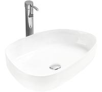 Mexen Chiara lavabo à poser 54 x 39 cm, blanc - 21585400 2295 5907709190740