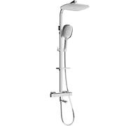 Mexen CQ22 ensemble baignoire-douche avec pomme de douche et robinet thermostatique, chrome - 779102295-00 2164 5907709142626