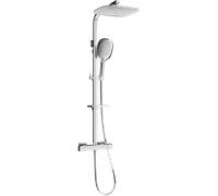 Mexen CQ22 set de douche extérieur avec pomme de douche et robinet thermostatique, chrome - 772502295-00 2049 5907709141988