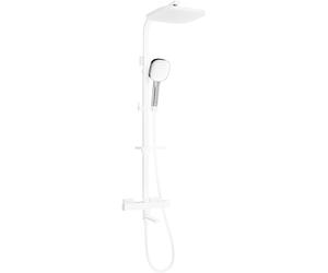 Mexen CQ33 ensemble bain-douche avec pomme de douche et mitigeur thermostatique, blanc/chrome - 779103395-21 2168 5907709142657