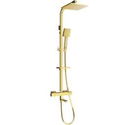 Mexen CQ45 ensemble baignoire-douche avec douchette et mitigeur thermostatique, doré - 779104595-50 2171 5907709142688