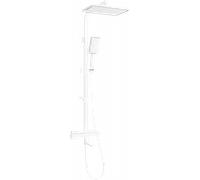 Mexen CQ54 ensemble baignoire-douche avec pomme de douche et mitigeur thermostatique, blanc/chrome - 779105495-21 2176 5907709142749