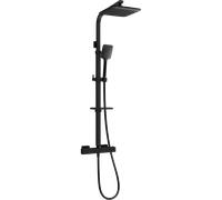 Mexen CQ62 ensemble de douche apparent avec pomme de douche et mitigeur thermostatique, noir - 772506295-70 2067 5907709142176