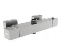 Mexen Cube mitigeur de douche thermostatique, gris canon brossé - 77250-66 332 5907709118881