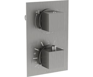 Mexen Cube Mitigeur thermostatique bain-douche 2 sorties, graphite - 77502-66 399 5907709119024