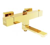 Mexen Cube mitigeur thermostatique bain-douche, doré - 77910-50 445 5907709119246