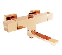 Mexen Cube mitigeur thermostatique bain-douche, or rose - 77910-60 446 5907709119253
