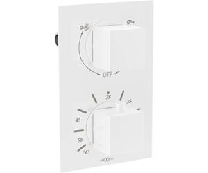 Mexen Cube robinet thermostatique de baignoire-douche à 2 voies, blanc - 77502-20 395 5907709118997