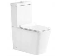 Mexen Cube wc compact avec abattant à fermeture lente, blanc - 31014000 6561 5903163382141