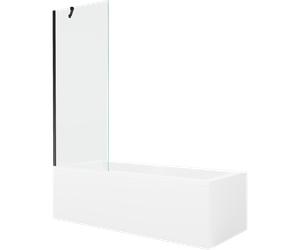 Mexen Cubik : baignoire rectangulaire 150 x 70 cm avec receveur de douche, noir