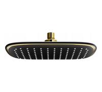Mexen D-49 pomme de douche 25x19 cm, noire/dorée - 79749-75 1540 5907709118256