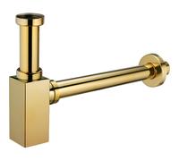 Mexen demi-siphon de lavabo carré, doré - 79960-50 2336 5907709116399