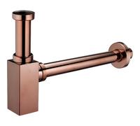 Mexen demi-siphon de lavabo carré, or rose - 79960-60 2337 5907709116429
