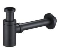 Mexen demi-siphon de lavabo rond, noir - 79950-70 2274 5903163385906